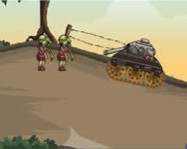 Zombie tank battle ingyen html5